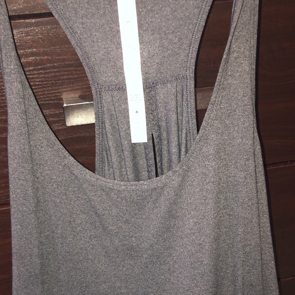 Gray tank top